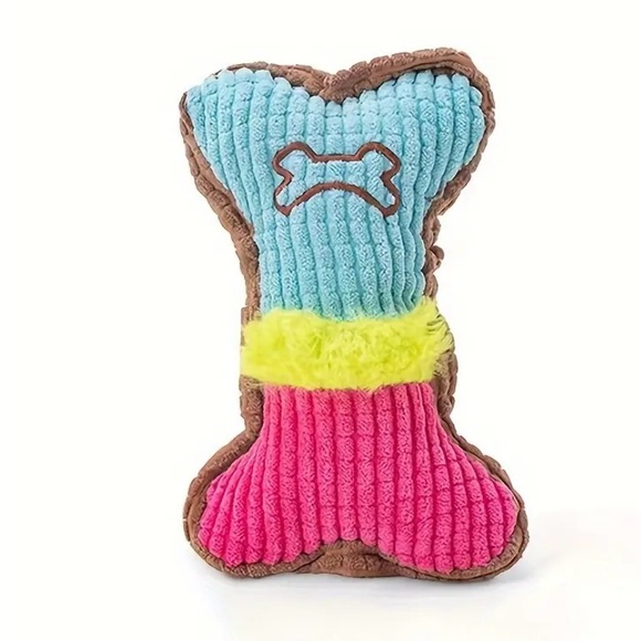 Other - Blue and Pink Bone Plush Toy